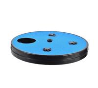 Dog Nail Scratch File Board, Rotatable Round Dog Scratch Pad With Treats Box, Round Slow Feeding Toy Built-in 6 Compartments, Interactive Pet Food Puzzle Toy, Sandpapers Included