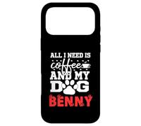 Dog Name Benny All In Need Is Coffee My Dog Named Benny Case for iPhone 17 Pro Max