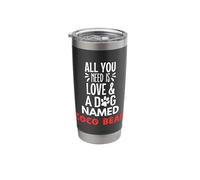 Dog Name Coco Bean - All You Need is Love! Stainless Steel Insulated Tumbler