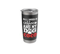 Dog Name Coco Life is Better with My Dog Named Coco Stainless Steel Insulated Tumbler