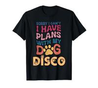 Dog Name Disco Personalised Gift Busy with My Dog Disco T-Shirt