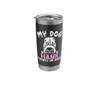 Dog Name Hank Personalised Gift My Dog Thinks Im Cool Stainless Steel Insulated Tumbler