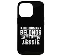 Dog Name Jessie Personalised Gift This Human Belongs To a Case for iPhone 13 Pro