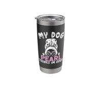 Dog Name Pearl Personalised Gift My Dog Thinks Im Cool Stainless Steel Insulated Tumbler