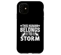 Dog Name Storm Personalised Gift This Human Belongs To a Case for iPhone 11