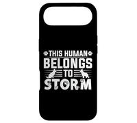 Dog Name Storm Personalised Gift This Human Belongs To a Case for iPhone Air