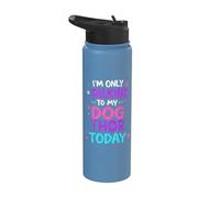 Dog Name Thor Only Talking to My Dog Thor Stainless Steel Insulated Water Bottle