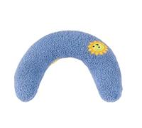 Dog Neck Pillow - 27x17x6cm U Shape Calming Dog Pillow | Pet Pillow For Sleeping | Pet Cushion With Cute Embroidered Patterns | Soft & Comfortable Plush Pet Pillow For Dogs & Cat