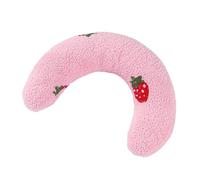 Dog Neck Pillow - 27x17x6cm U Shape Calming Dog Pillow | Pet Pillow For Sleeping | Pet Cushion With Cute Embroidered Patterns | Soft & Comfortable Plush Pet Pillow For Dogs & Cat