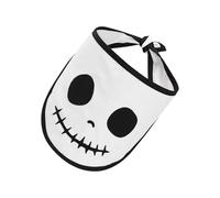 Dog Necktie Bandana Skull Pattern Halloween Accessories Comfortable Washable Polyester Pet Fashion Bib Scarf Party Wear Pet Accessories