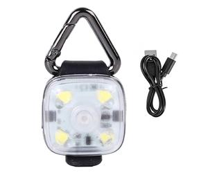 Dog Night Collar Light - Usb Power Led Lamp, Active Pet Glow Gear | Water Proof Three Mode Illumination Tool, Attach Chest Harness Bright Visibility Maker System For Early Morning Daily Walk Run Trips