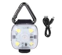 Dog Night Light Collar - USB Powered LED Lamp Active Light Pet Equipment | Waterproof Three Modes Lighting Tool, Tie Up Creative System