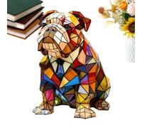 Dog Night Light,Cute Puppy Table Lamps - Stained Resin Nightlight Decor for Tabletop Nursery Bathroom Bedroom Camping Living Room Hotel