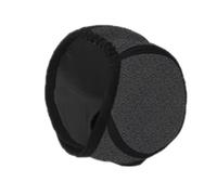 Dog Noise Canceling Earmuffs - Anxiety Relief Hood for Thunder & Fireworks, Grooming and Drying Shower Cap for Bathing and Calming (Grey L)
