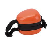 Dog Noise Cancelling Ear Muffs Adjustable Hearing Protection for Thunder Fireworks 8.5 X 9cm for 26-40lbs Pets (Orange)