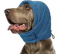 Dog Noise Reduction Earmuffs & Calming Headcover - Pet Anti-Scare Anxiety Relief Headgear, Adjustable Soft Fit for Small/Medium/Large Dogs, Ideal for Thunder, Fireworks & Vet Visits