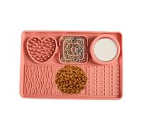Dog - Non-Slip Silicone Feeding Pad, Slow Feeder Puzzle Toy | Interactive Licking Mat For Dogs, Mental Enrichment, Dishwasher Safe, Freezer Friendly, Ideal For Home And Travel
