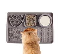 Dog - Non-Slip Silicone Feeding Pad, Slow Feeder Puzzle Toy | Interactive Licking Mat For Dogs, Mental Enrichment, Dishwasher Safe, Freezer Friendly, Ideal For Home And Travel