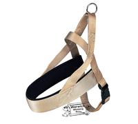 Dog Norwegian Harness Padded Comfort Small 30-50cm/25mm Beige clearance sale