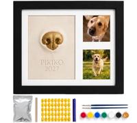Dog Nose Print Kit, Forever Nose Print Kit Keepsake for Dogs Cats，Black | Soft & Pet Safe Clay, Pet Memorial Gifts, Pet Nose & Paw Print impression Keepsake Frame Kit