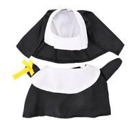 Dog Nun Costume, Funny Cat Outfit, Pet Dress Up Supplies, Cosplay Props Sturdy Material Enhances Appearance Adds Fun Versatile Use For Holiday, Polyester