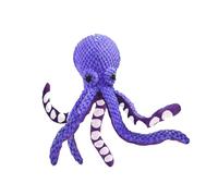 Dog Octopus Squeaky Toy - Interactive Plush Dog Toy with Flexible Tentacles & Squeaker for IQ & Interaction Training,Teeth Cleaning Toys for Small, Medium Large Dogs Indoor Outdoor Play (Purple)
