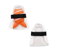 Dog Onesie Dog Costume Fish Food Pet Costume Cat Puppy For Small Medium Dogs Pet Apparel Funny Outfits Cosplay For Party Christmas Photo Props (A, 26X24X1CM)