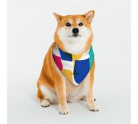 Dog Or Cat Cocktail Glasses And Wine Bottles Scarf, Printed Pattern Pet Scarf, Pet Triangle Scarf, Multi-Size Pet Bandana, Bib, Neck Scarf.