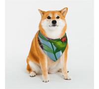 Dog Or Cat Ladybug Scarf, Printed Pattern Pet Scarf, Pet Triangle Scarf, Multi-Size Pet Bandana, Bib, Neck Scarf.