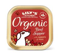 Dog Organic Beef Supper with Carrots & Peas Lilys Kitchen 150g