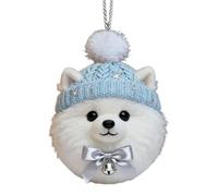Dog Ornaments, 2D Acrylic Decoration for Winter and Holidays, Decoration for the Christmas Tree with Dogs, for Walls, , Indoors, Front Door, Outdoor as well as Outdoors