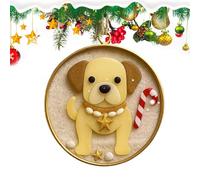 Dog Ornaments for Christmas Tree 2D Acrylic | Dachshund Bulldog Ornaments for Christmas Tree - Cute Animal Pendants for Car Rearview Mirror Holiday Gathering Window Door Party Home Decor