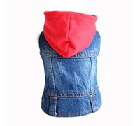 Dog Overalls Dog Jean Jacket and skirt Cool Denim Coat Classic Vintage Washed Clothes Dogs Vests for Small Medium Dogs Cats
