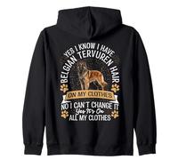 Dog Owner Dog Enthusiast Yes I Know Puppy Belgian Tervuren Zip Hoodie