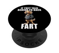 Dog Owner Golden Talk About Your Back Fart Meme Retriever PopSockets Adhesive PopGrip