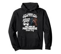 Dog Owner Pet Lover Puppy Heaven Portuguese Water Dog Pullover Hoodie