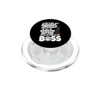 Dog Owner Puppy Lover Dog Enthusiast The Boss Gordon Setter PopSockets PopGrip for MagSafe