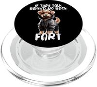 Dog Owner Saying If They Talk About Your Back Fart Meme PopSockets PopGrip for MagSafe