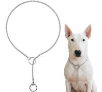 Dog P Snake Chain Chrome Plated Metal Dog Training Choke/Collar-Fully Guaranteed Against Rust Tarnish or Breakage-Recommended for Professional Training (Sliver, 5mm * 18")