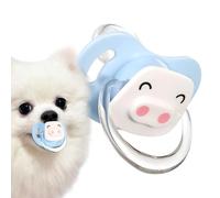 Dog Pacifier Chew Toy | Small Pets Calming Pacifiier | Bite-Resistant Puppy Nibblle Chomp, Pupppy Soother Chews, Pet Supplies for Teething Comfort | Pett Chhomp Toyy Animal Accessories Deco