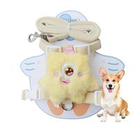 Dog Pack Harness - Lead Rope Dog Harness | Vest Harness for Dogs with Plush Toy Dog Backpack Pet Harness Dog Walking Rope for Dogs Use to Give Your Hairy Friend a Perfect Fit