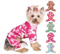 Dog Pajamas for Small Dogs, Soft Thin Pjs Jammies Cat Doggie, Summer Pet Cute Puppy Clothes Outfits Dogs Boy Girl