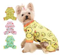 Dog Pajamas for Small Dogs, Soft Thin Pjs Jammies Cat Doggie, Summer Pet Cute Puppy Clothes Outfits Dogs Boy Girl