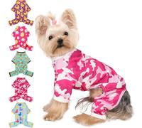 Dog Pajamas for Small Dogs, Soft Thin Pjs Jammies Cat Doggie, Summer Pet Cute Puppy Clothes Outfits Dogs Boy Girl