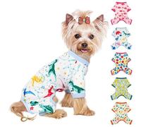 Dog Pajamas for Small Dogs, Soft Thin Pjs Jammies Cat Doggie, Summer Pet Cute Puppy Clothes Outfits Dogs Boy Girl