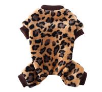 Dog Pajamas Pet Clothing Cozy Home Wear Soft Bathrobe for Dogs Comfortable Fall Outfit (Yellow, S)