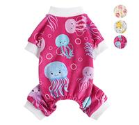 Dog Pajamas, Small Size Yorkie Chihuahua Pjs, Stretchable Monkey Design Pet Apparel Clothes for Teacup Sleepwear, Dogs Comfortable Puppy Jumpsuit(Medusa, S)