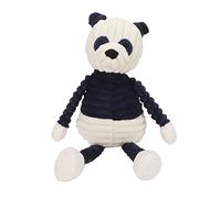 Dog Panda Plush Squeaky Toys 2-in-1 Stuffless Squeaky Dog Toys with Soft Plush Chewing Toy for Small and Medium Dogs Molar Teeth Cleaning Emotional Relief
