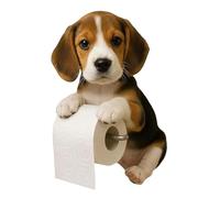 Dog Paper Holder, Novelty Cartoon Animal Shape Tissue Towel Tray Wall Mounted Rack, 3D Printed Tissue Paper Roll Storage Stand, Funny Bathroom Decor For Kitchen Bathroom Decor