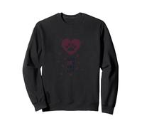 Dog Parent Life Paw Heart Pet Lover Sweatshirt, Adult Unisex, Black, S